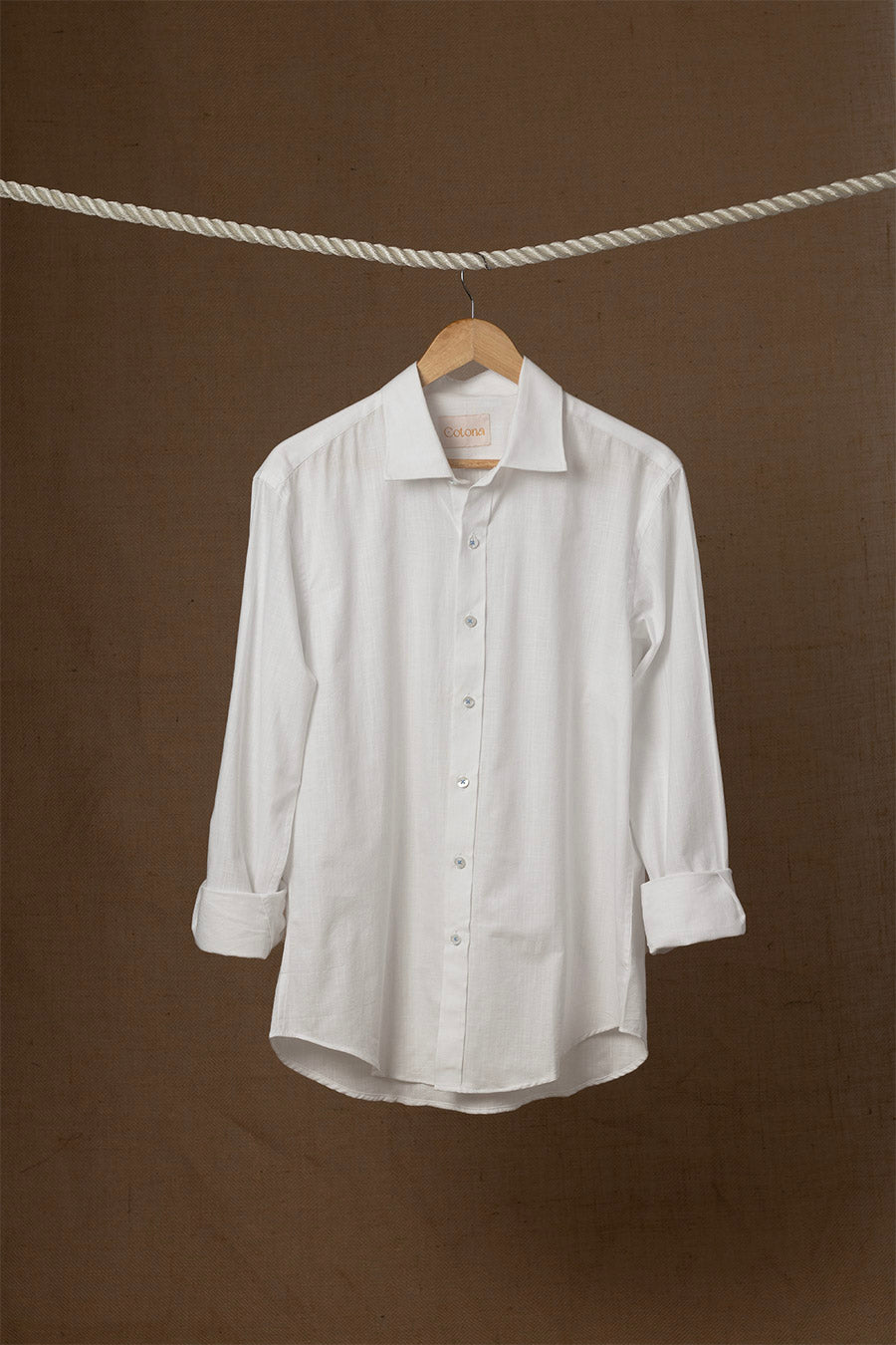 Camisa de lino (Blanca)