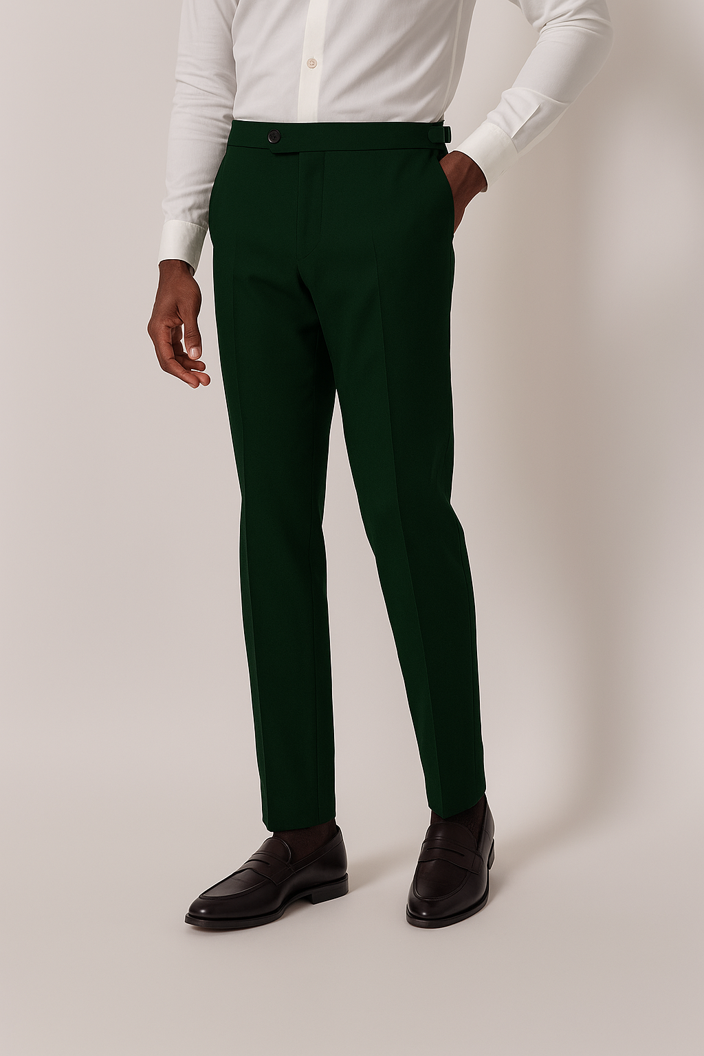Pantalón de lino (Verde)