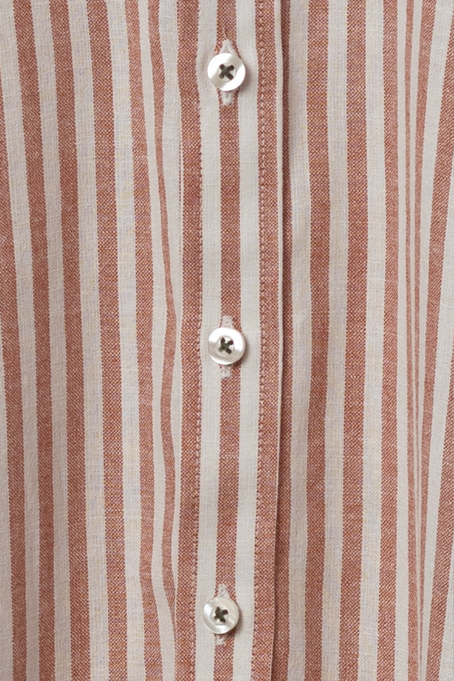 Camisa de lino (Rayas rojas)